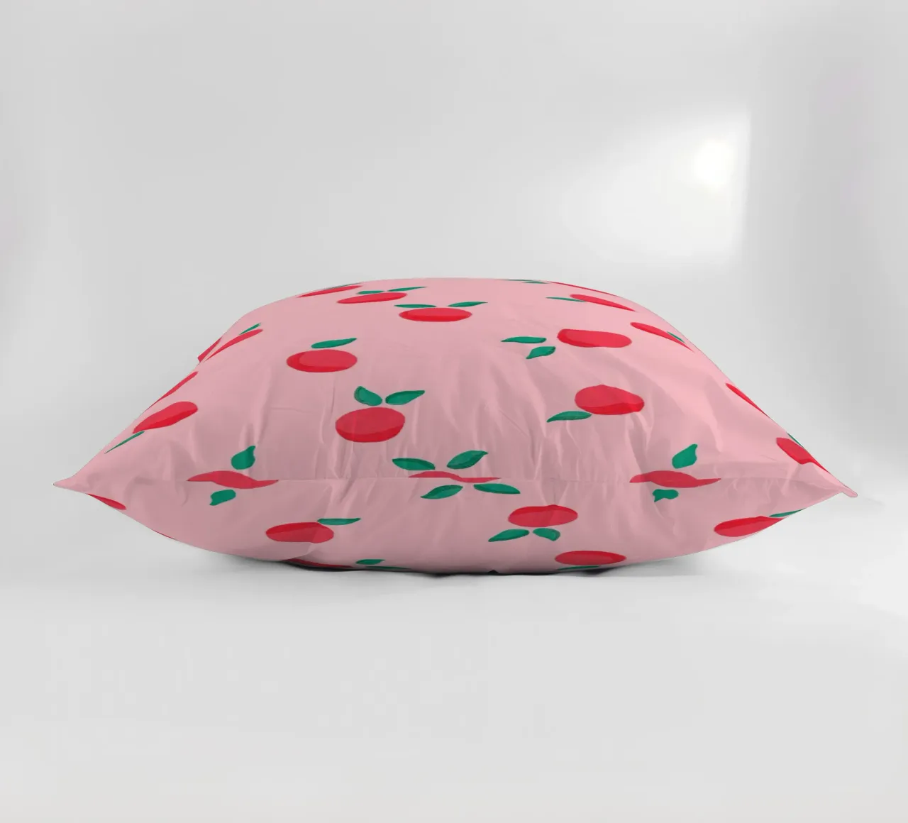 Fresh Summer Peach Fruit Pattern cuscino da showmemars