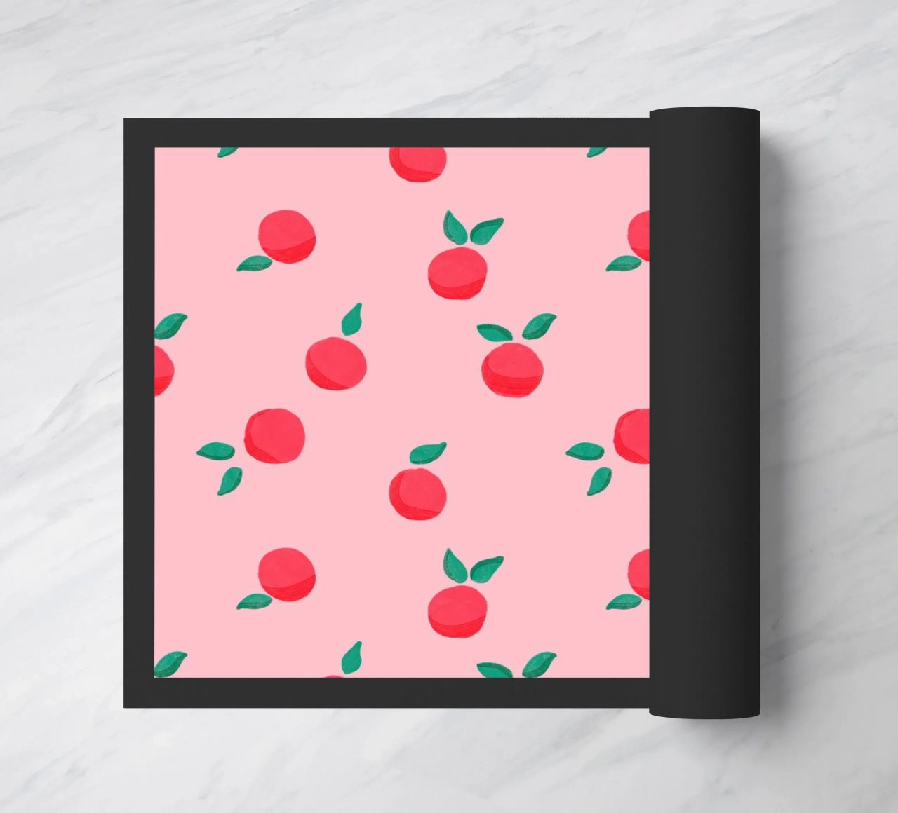 Fresh Summer Peach Fruit Pattern zerbino da showmemars
