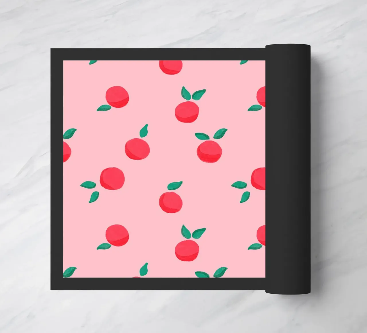 Fresh Summer Peach Fruit Pattern zerbino da showmemars