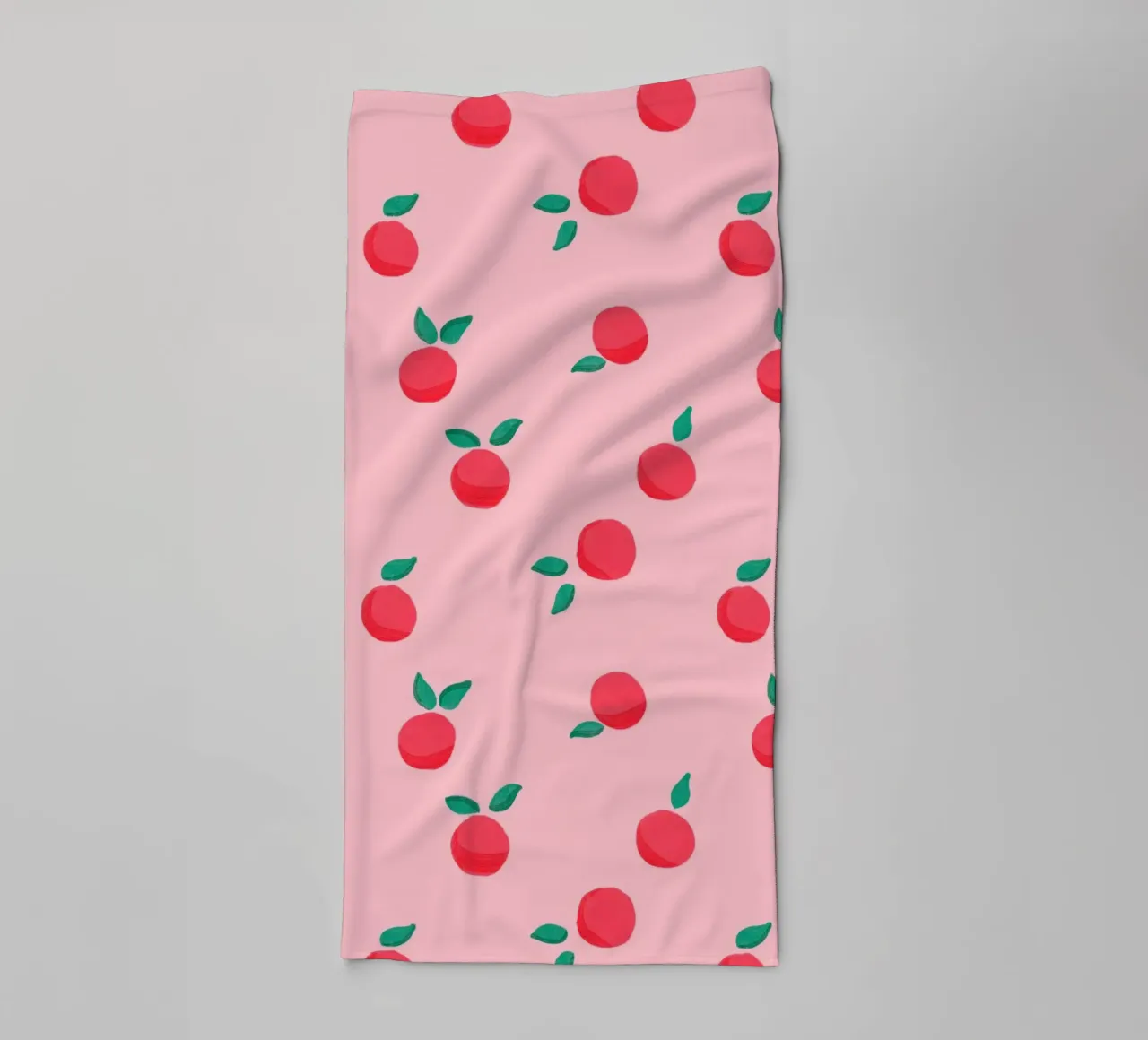 Fresh Summer Peach Fruit Pattern asciugamano da bagno da showmemars