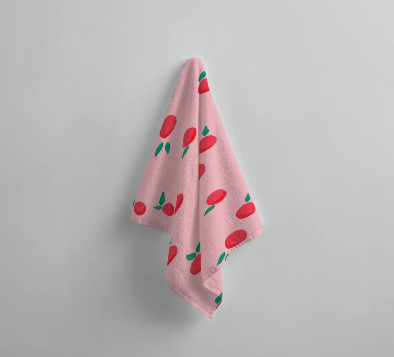 Fresh Summer Peach Fruit Pattern asciugamano da bagno da showmemars