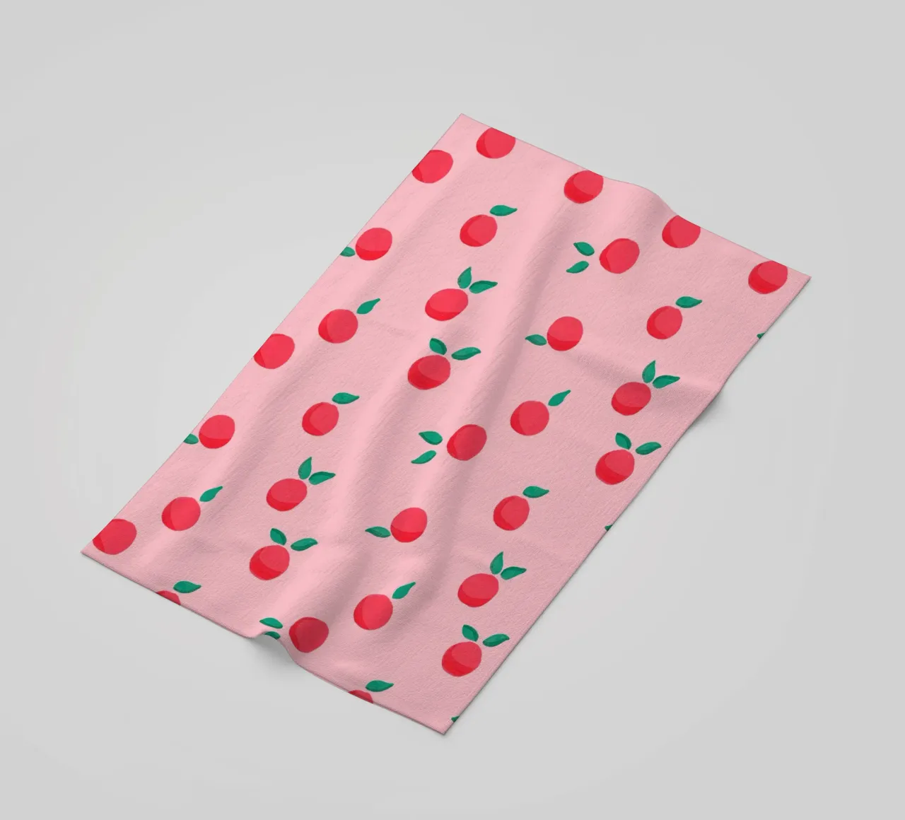 Fresh Summer Peach Fruit Pattern telo mare da showmemars