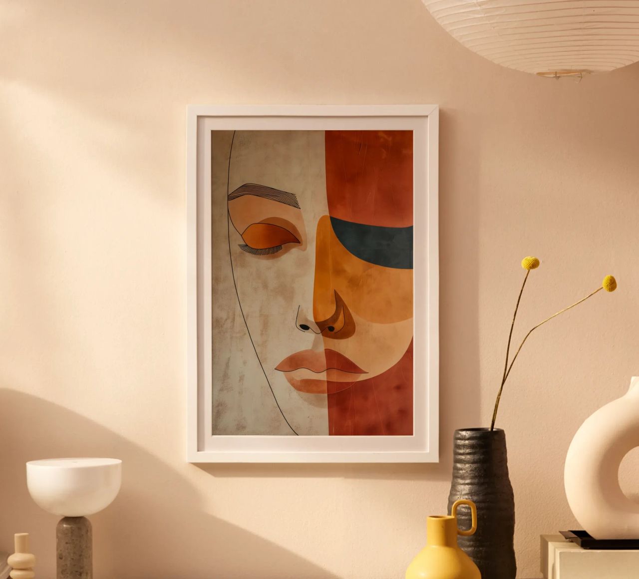 Abstract face poster by Imagine