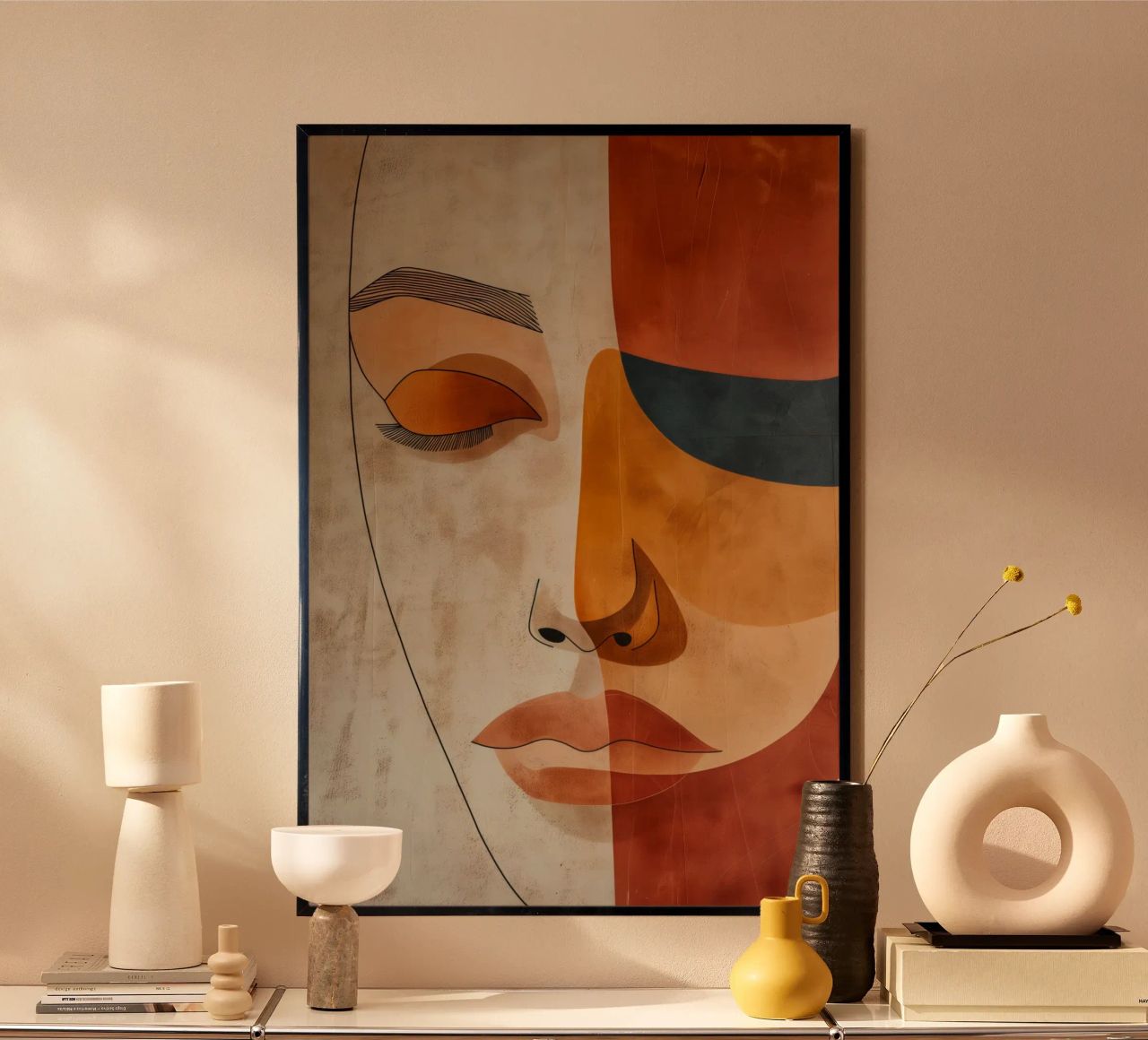 Abstract face poster by Imagine