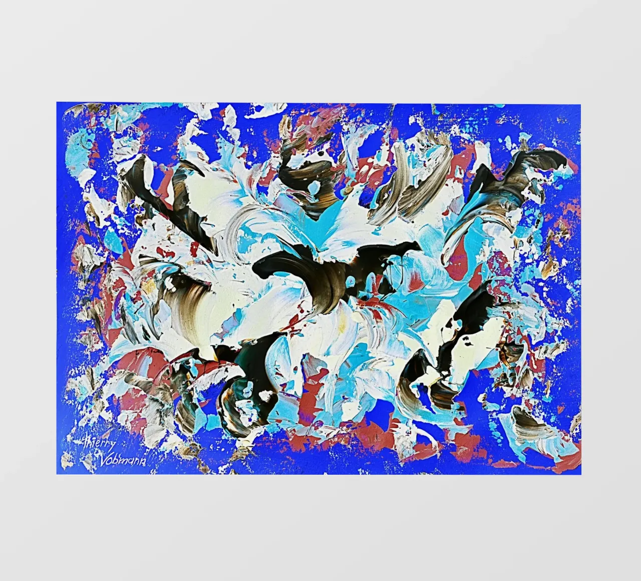 IDEAL GIFT 20. Invers telo in pvc da Thierry Vobmann Abstract painting