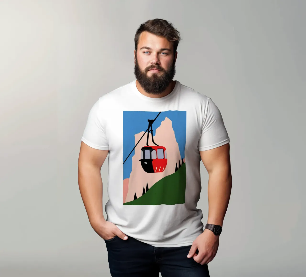 Allgäu Alps t-shirt da Rosi Feist