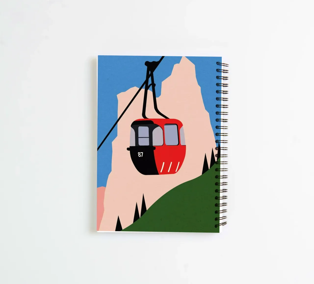 Allgäu Alps spiral notebook by Rosi Feist