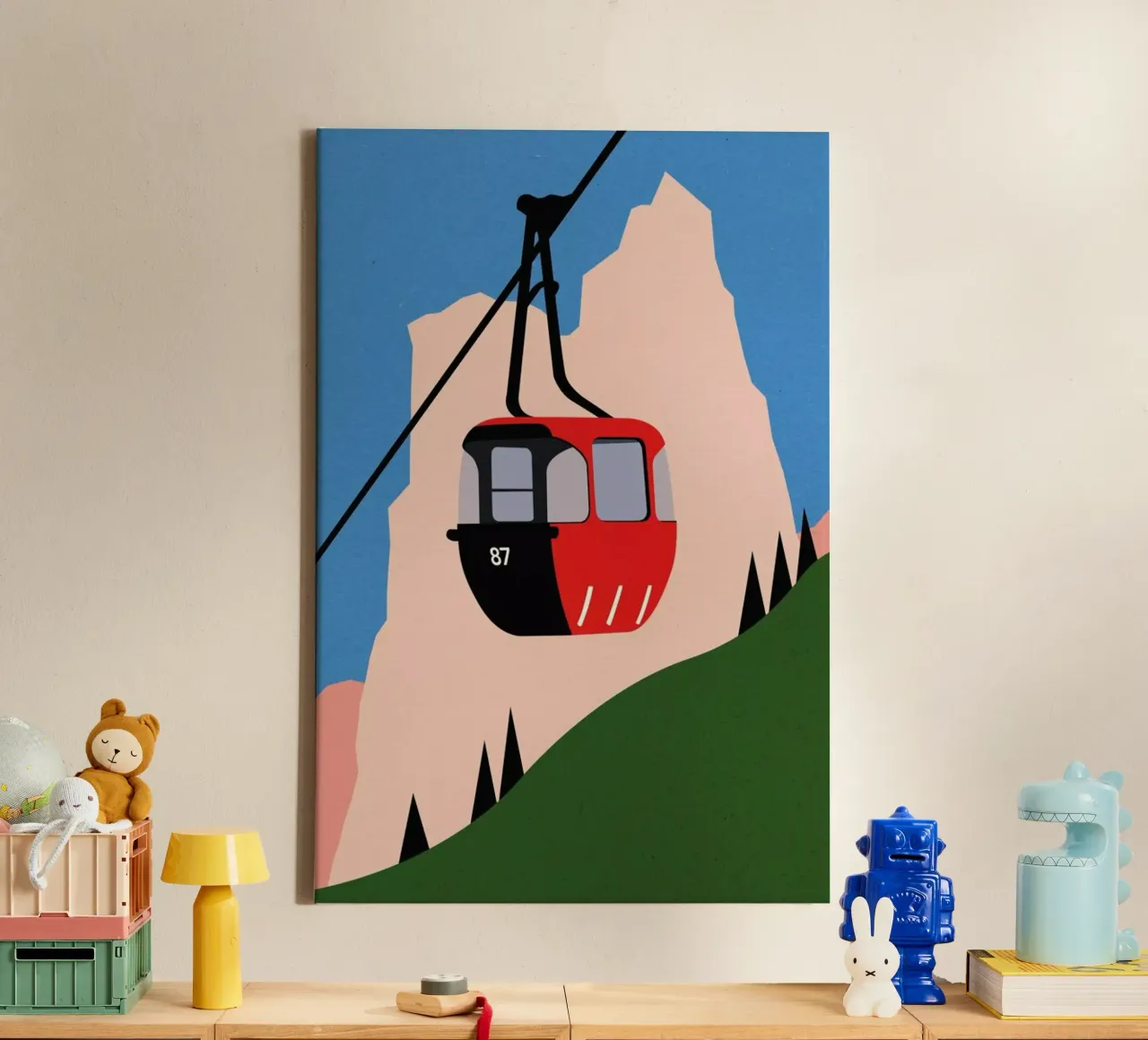 Allgäu Alps canvas by Rosi Feist