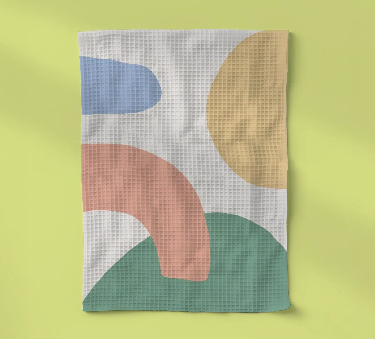 Scena di forme astratte - Colori pastello canovaccio da cucina da MoonlightPrint