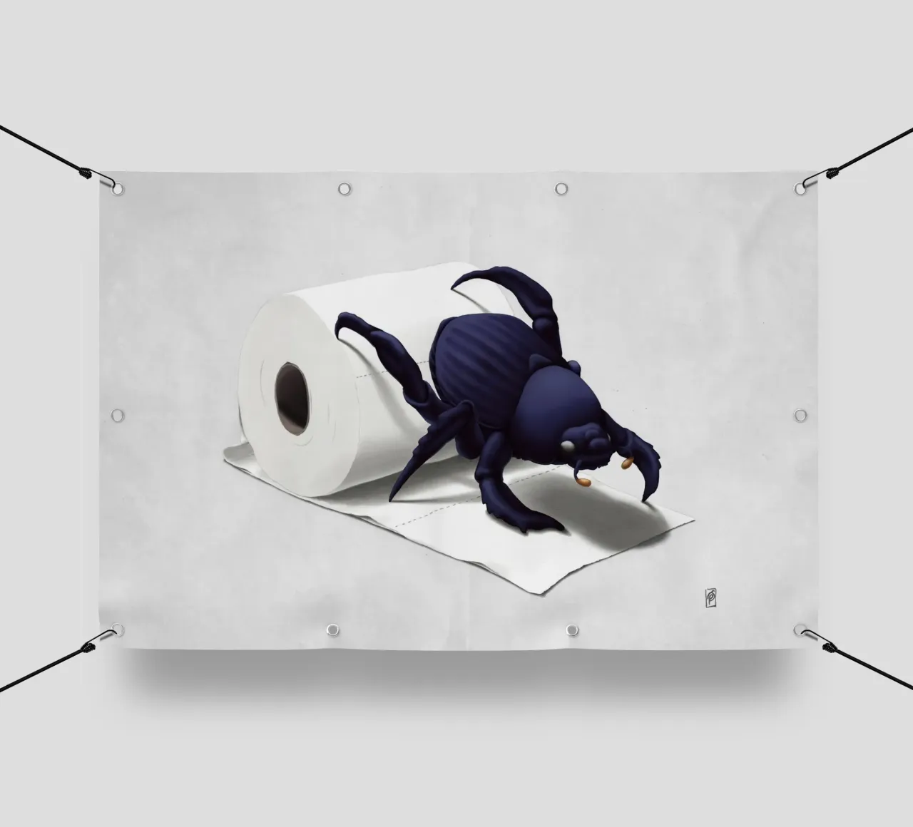 Shit Happens! (Wordless) telo in pvc da Rob Art | Illustration