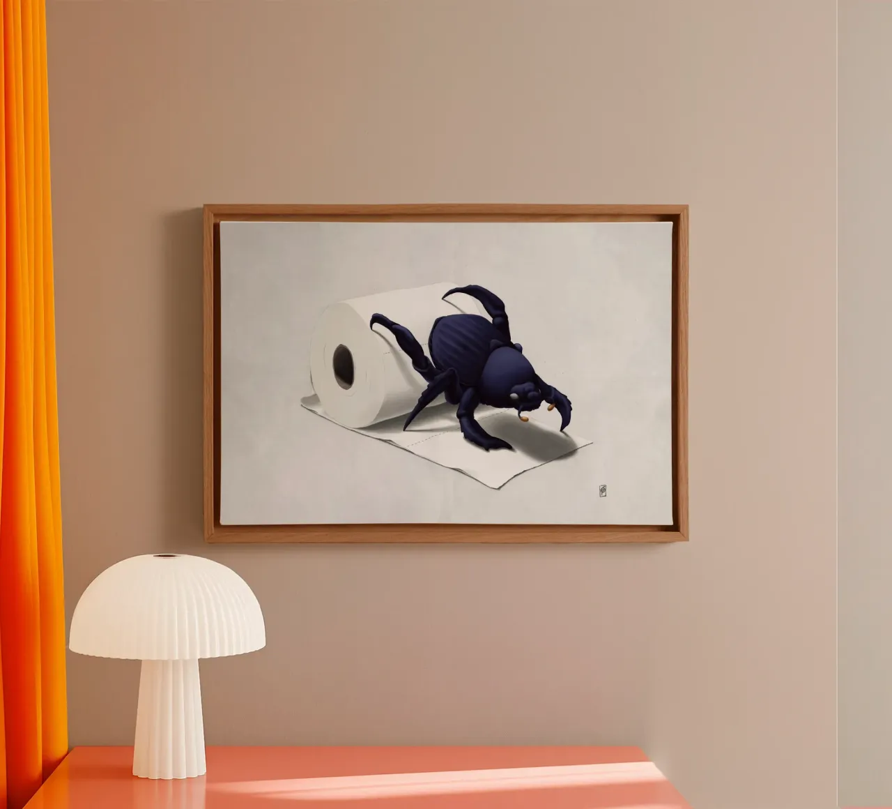 Shit Happens! (Wordless) toile de Rob Art | Illustration