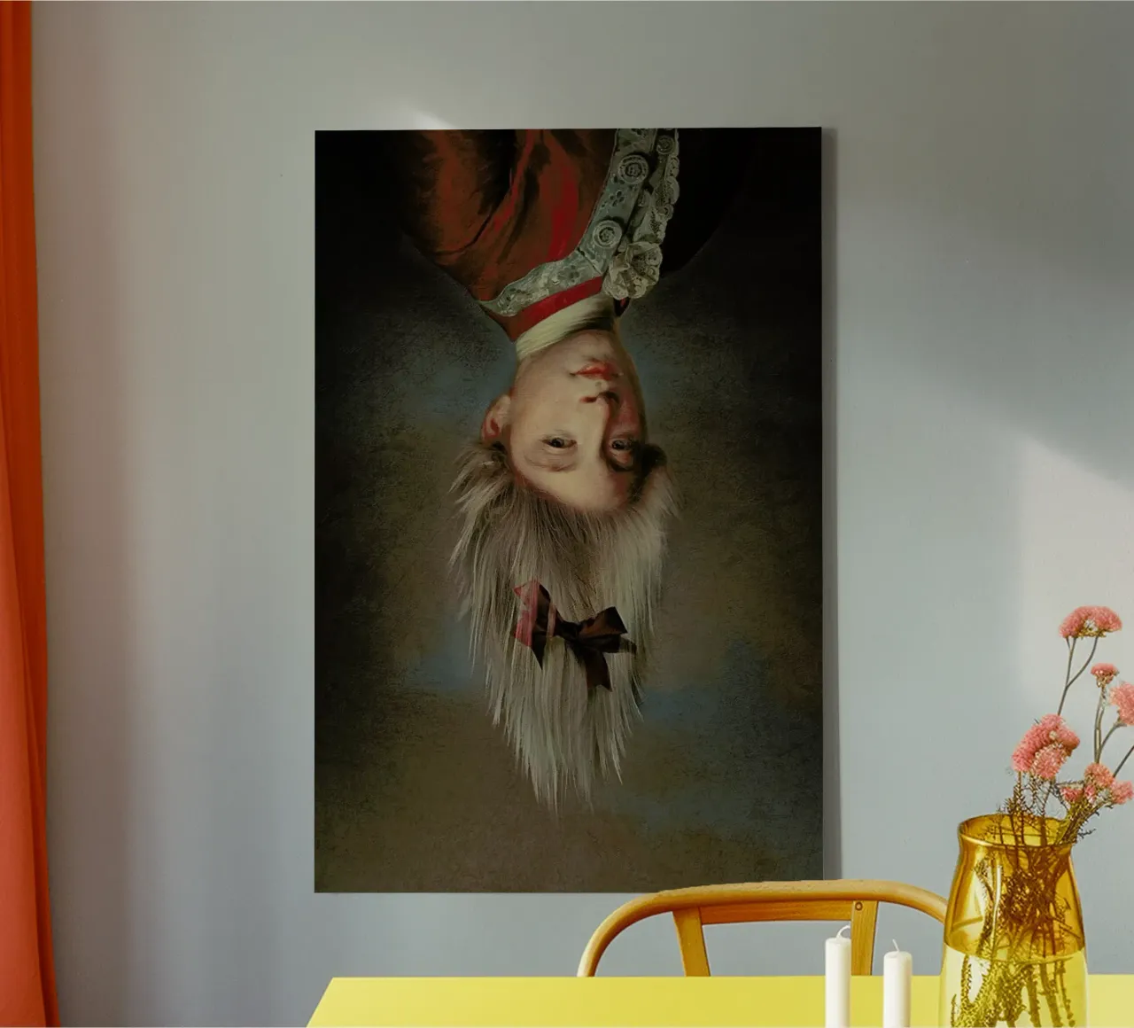 Upside Down Boy tela con Cornice a cassetta da Jonas Loose