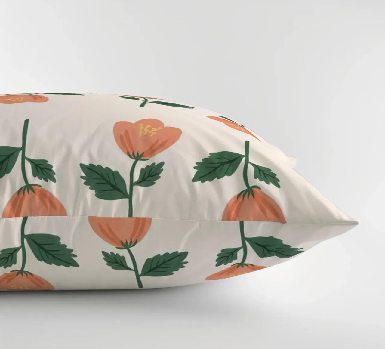 Modello a fiori rosa cuscino da MoonlightPrint