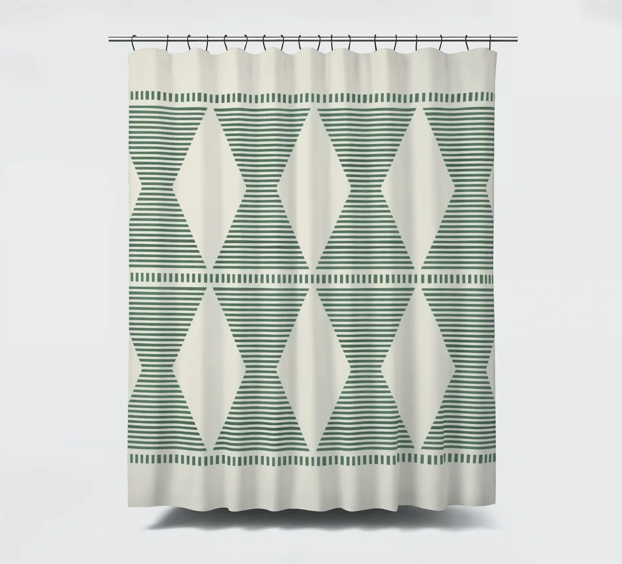 Boho sud-occidentale - Verde salvia tenda da doccia da MoonlightPrint