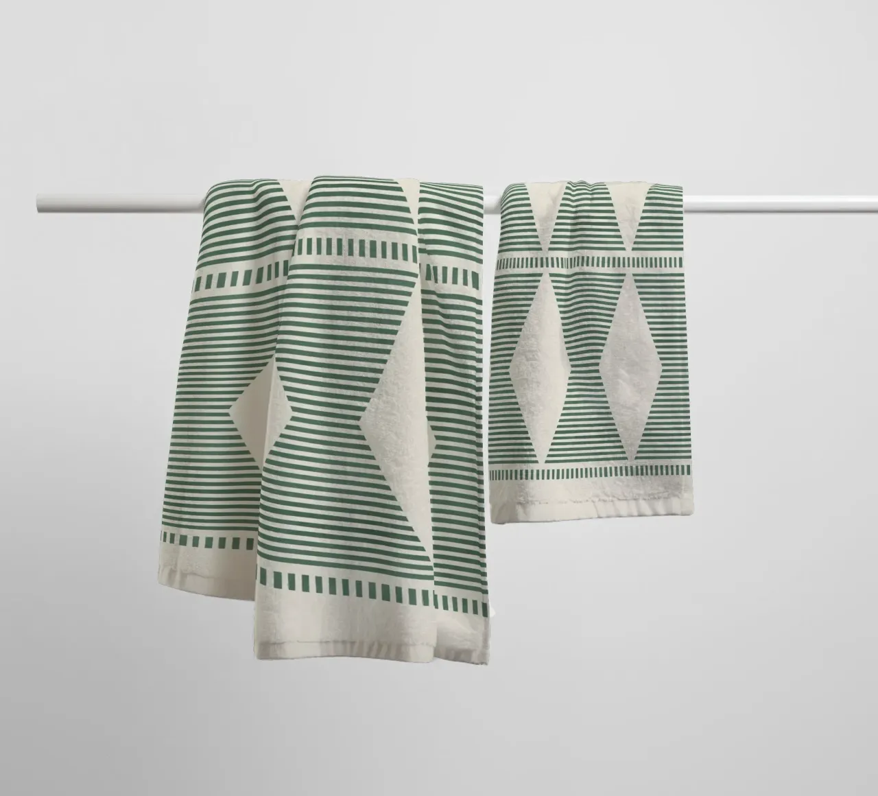 Boho sud-occidentale - Verde salvia asciugamano da bagno da MoonlightPrint