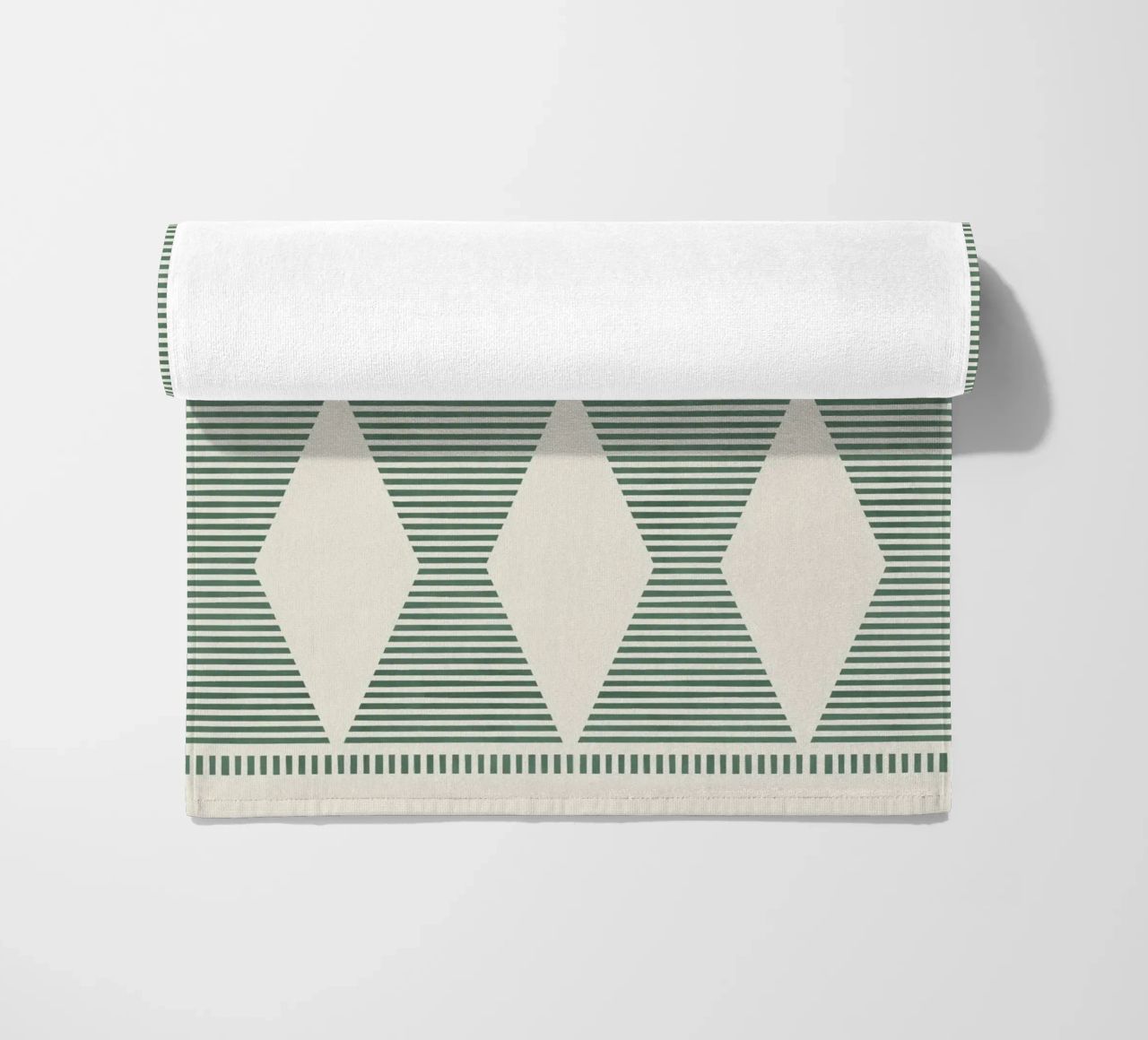 Boho sud-occidentale - Verde salvia telo mare da MoonlightPrint