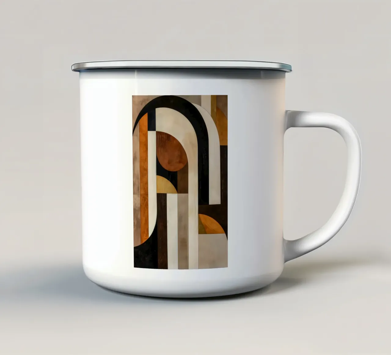 Bohemia abstracta taza de esmalte de Imagine