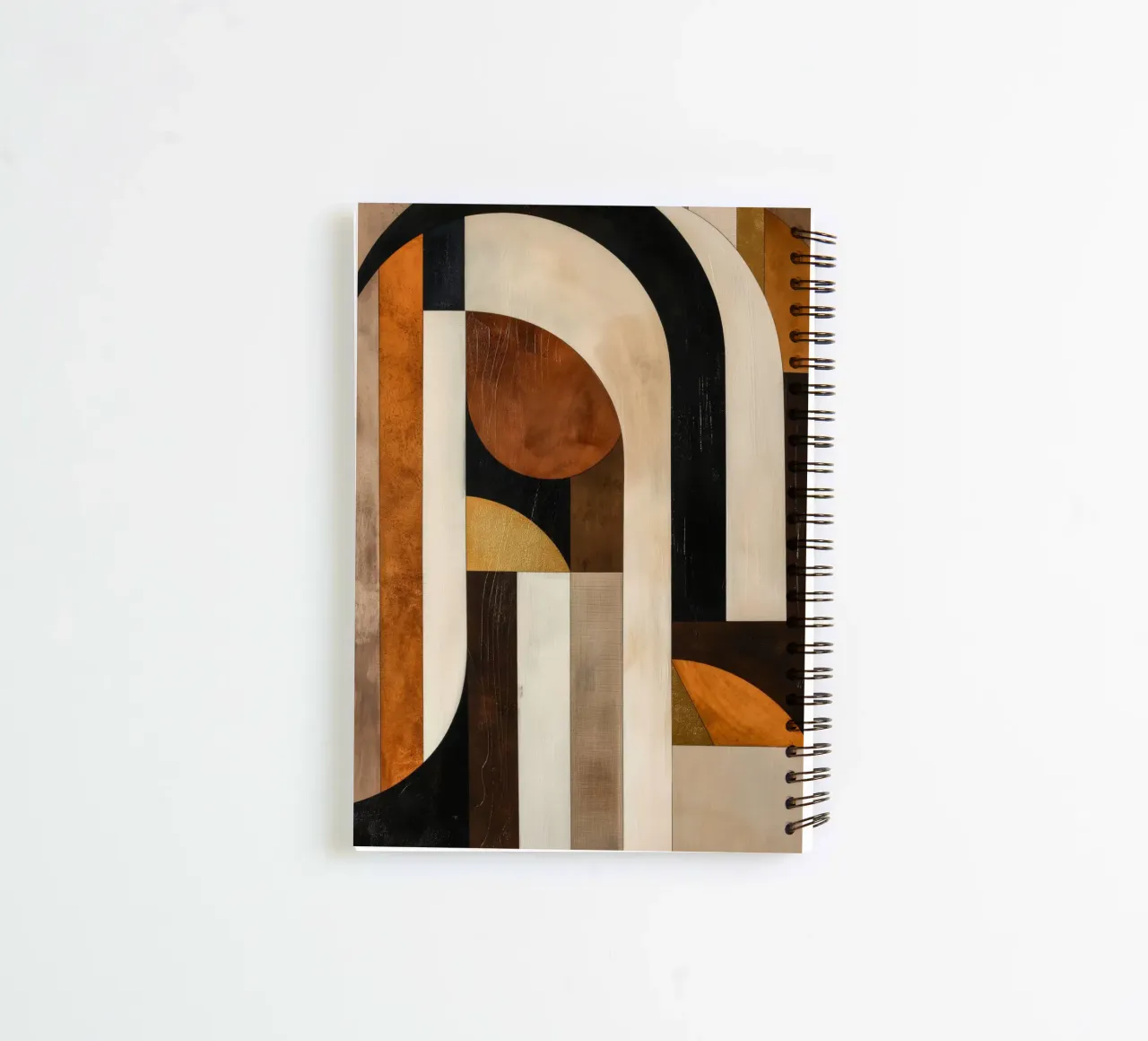 Abstract Bohemian spiral notebook by Imagine