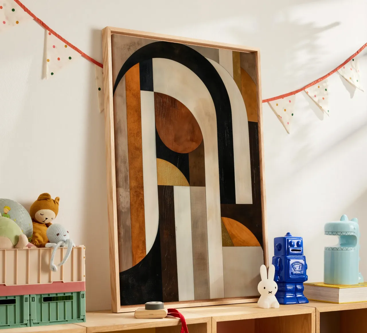 Abstract Bohemian canvas by Imagine