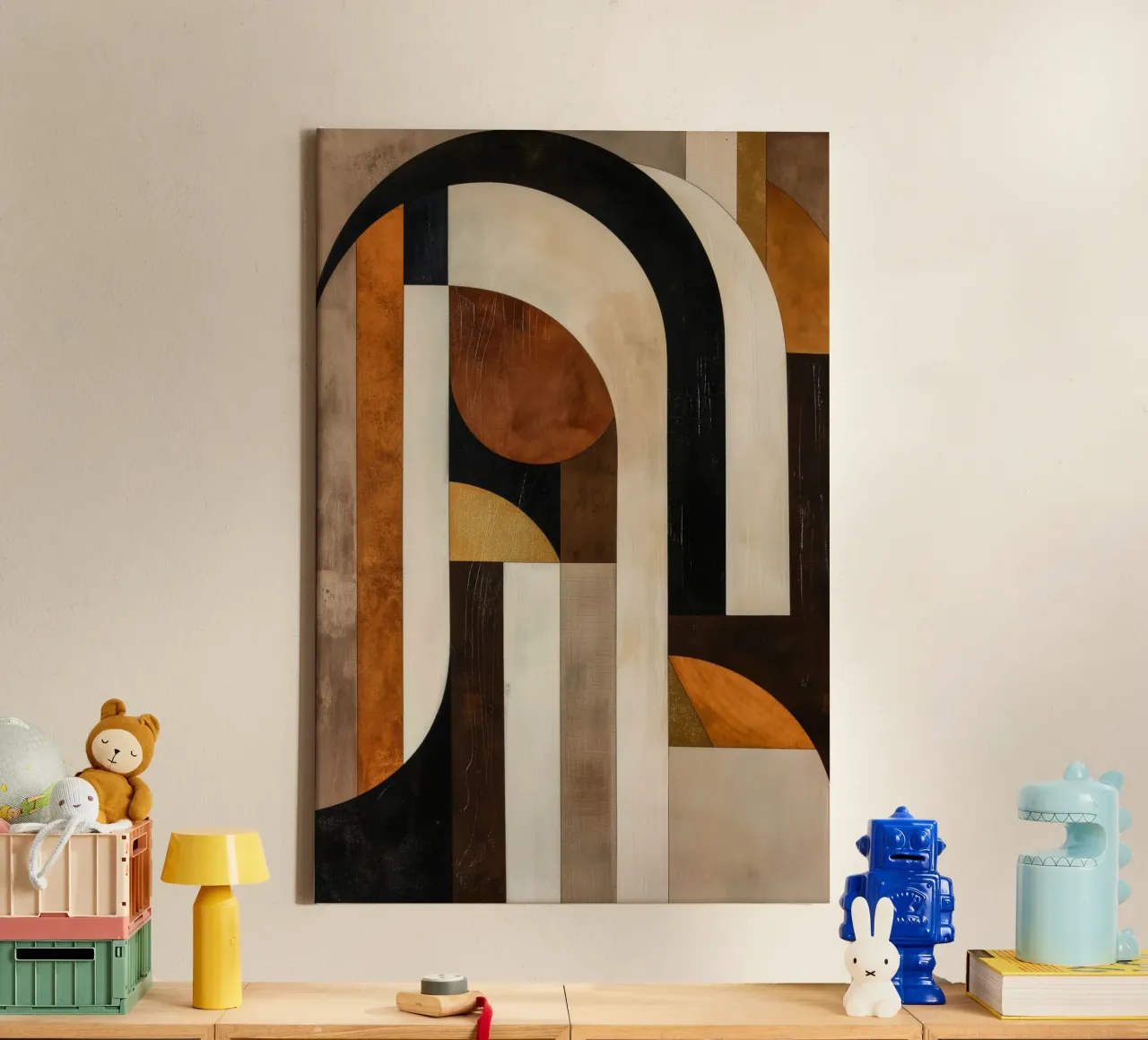 Abstract Bohemian canvas by Imagine