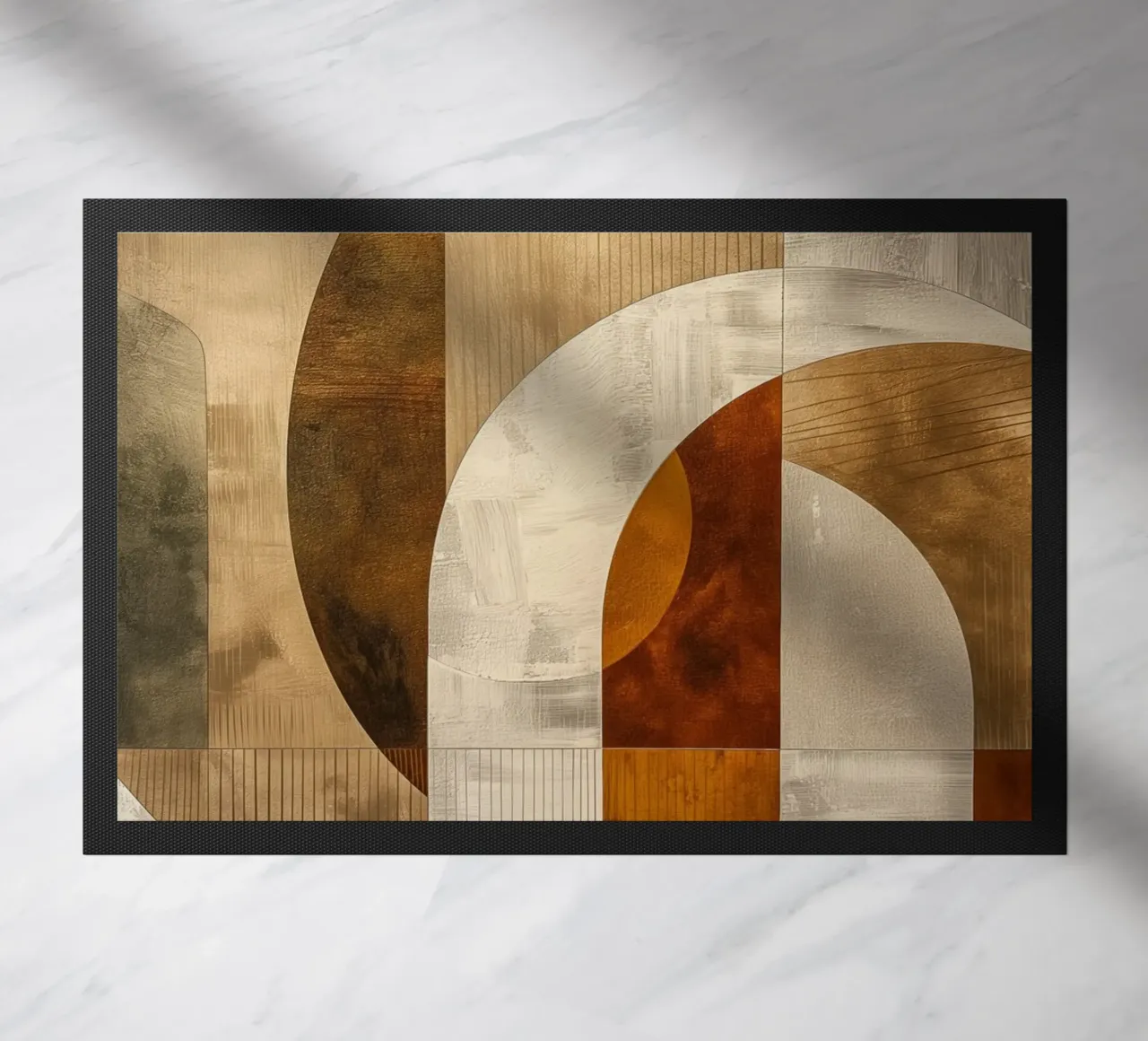 Abstract Scandinavian doormat by Imagine