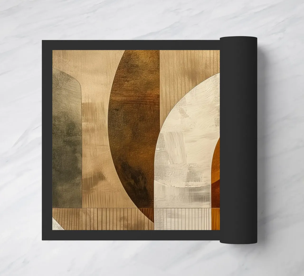 Abstract Scandinavian doormat by Imagine