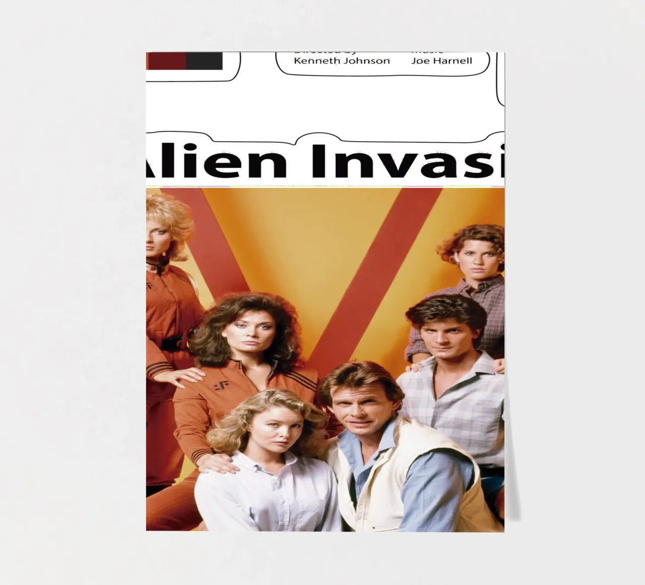 V Alien Invasion Stickerbogen von 🎞 The Movie Wall