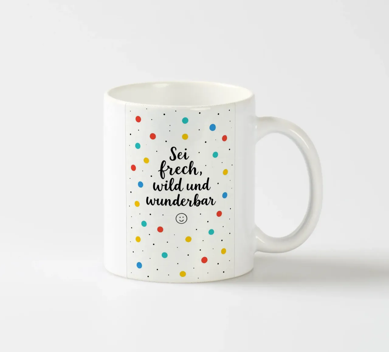 Sei Frech Wild Und Wunderbar tazza in ceramica da treechild