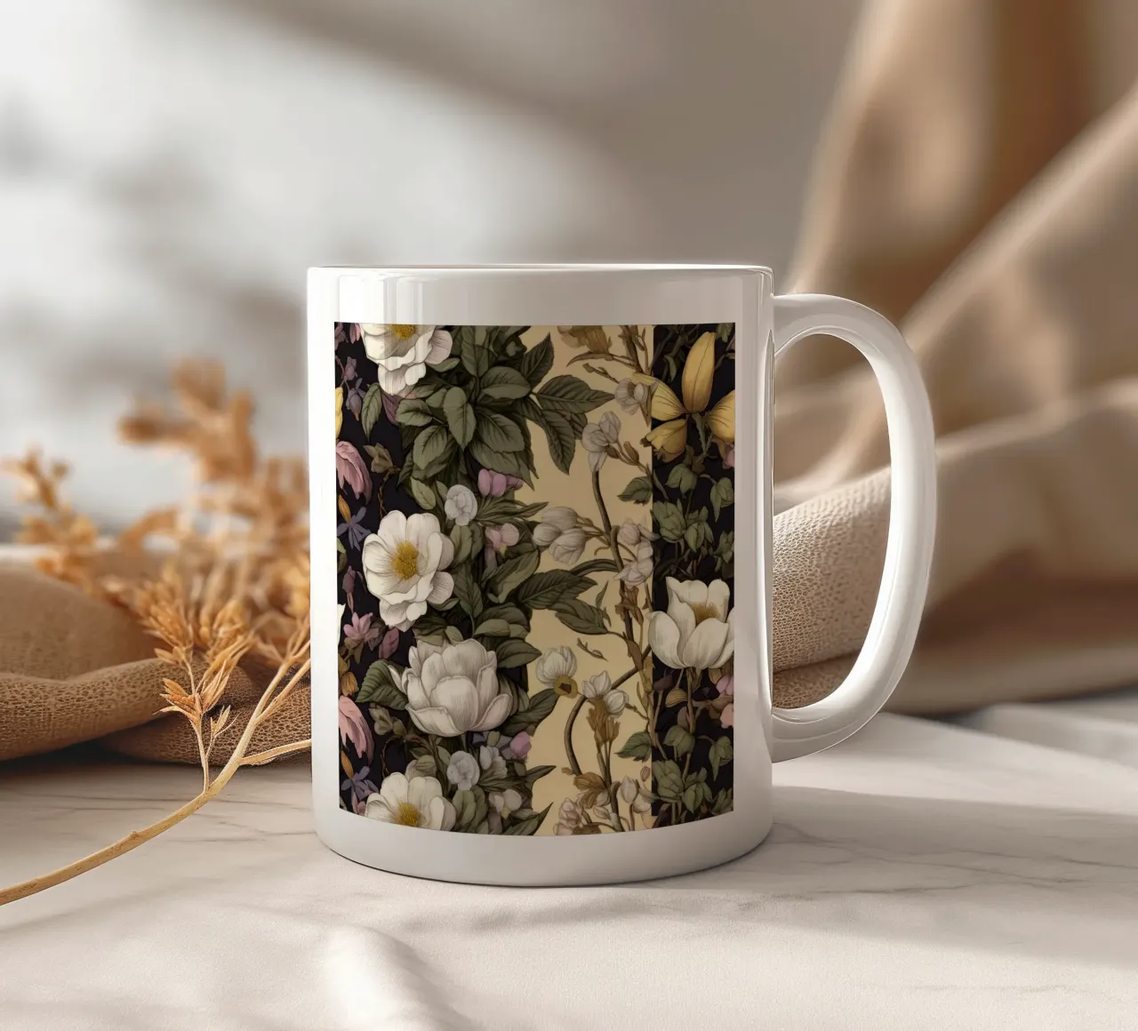 Botanici senza tempo tazza in ceramica da Botanical Pattern House