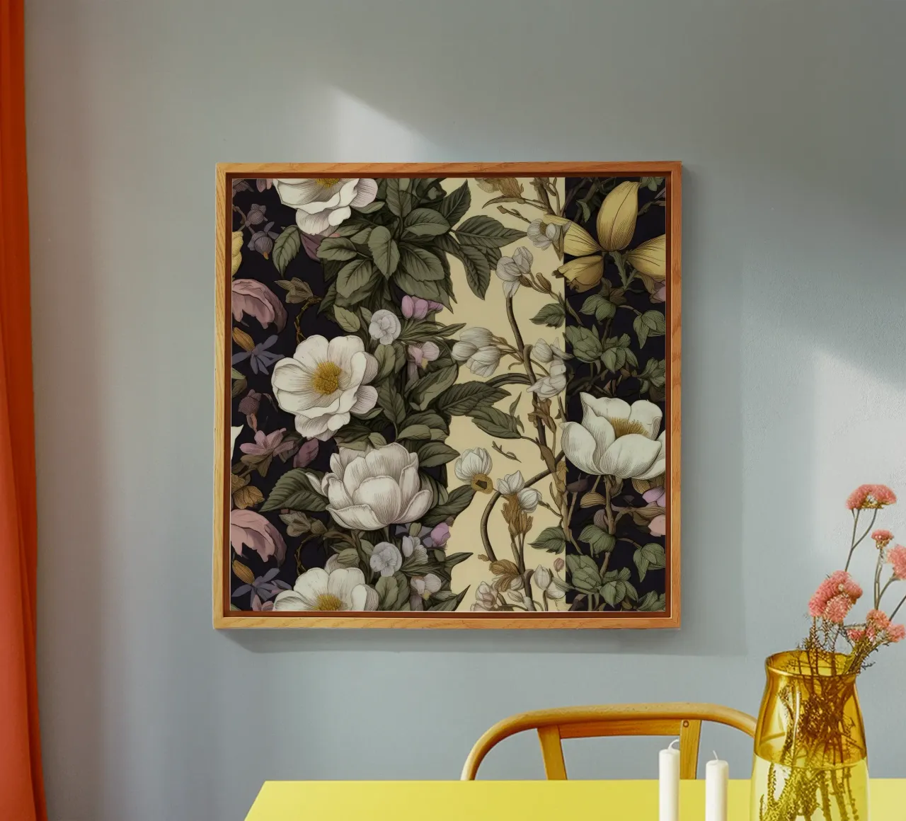 Timeless Botanicals acrylic glass by Botanical Pattern House