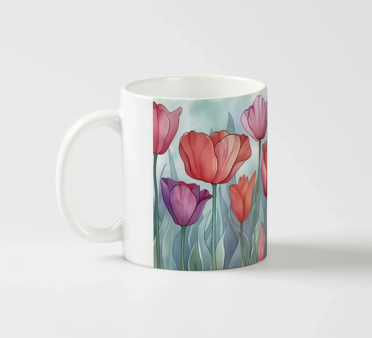 Tulipani tazza in ceramica da Imagine