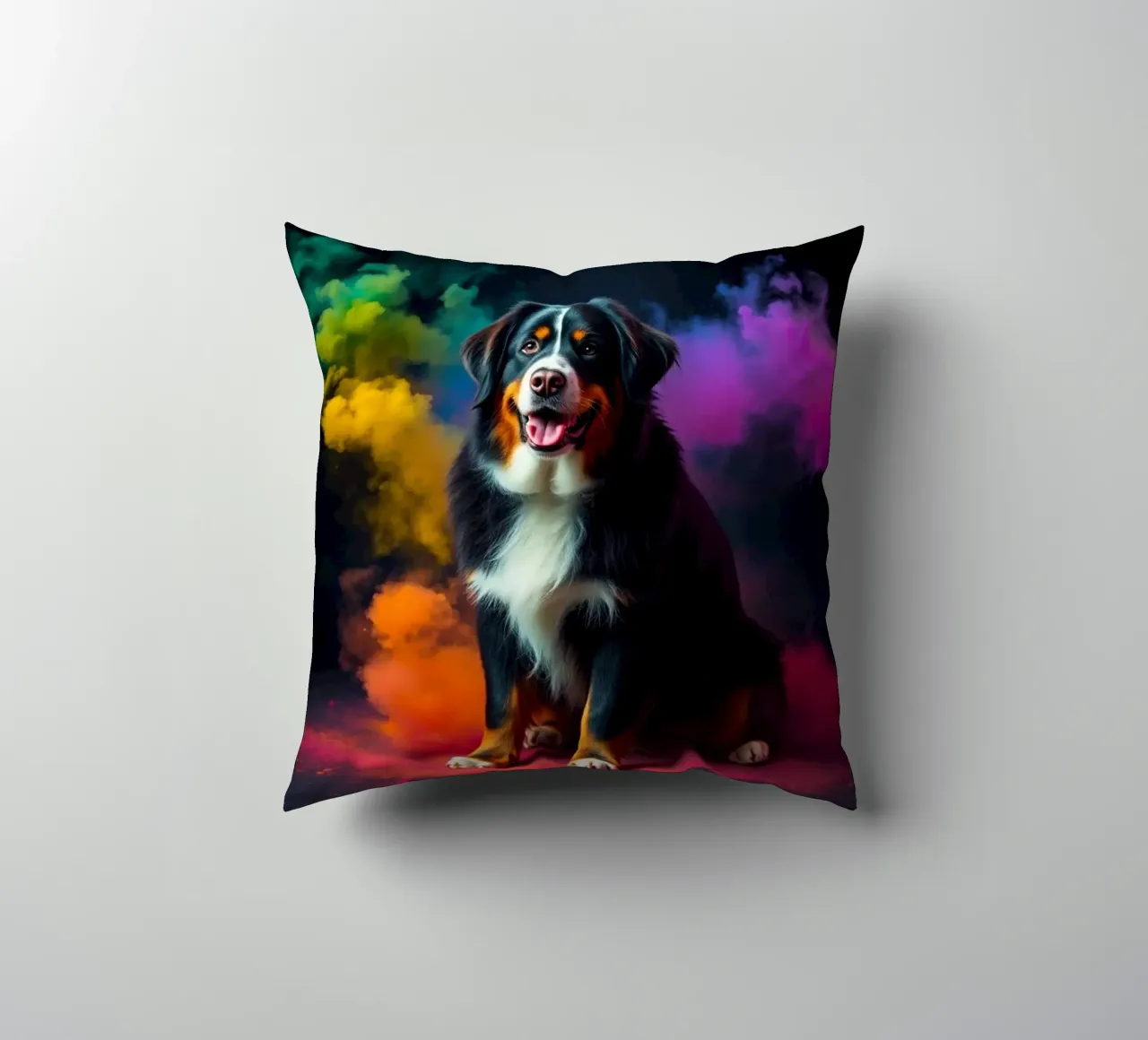 Le bouvier bernois coloré #143 coussin de Yumis.Beargang.and.Me