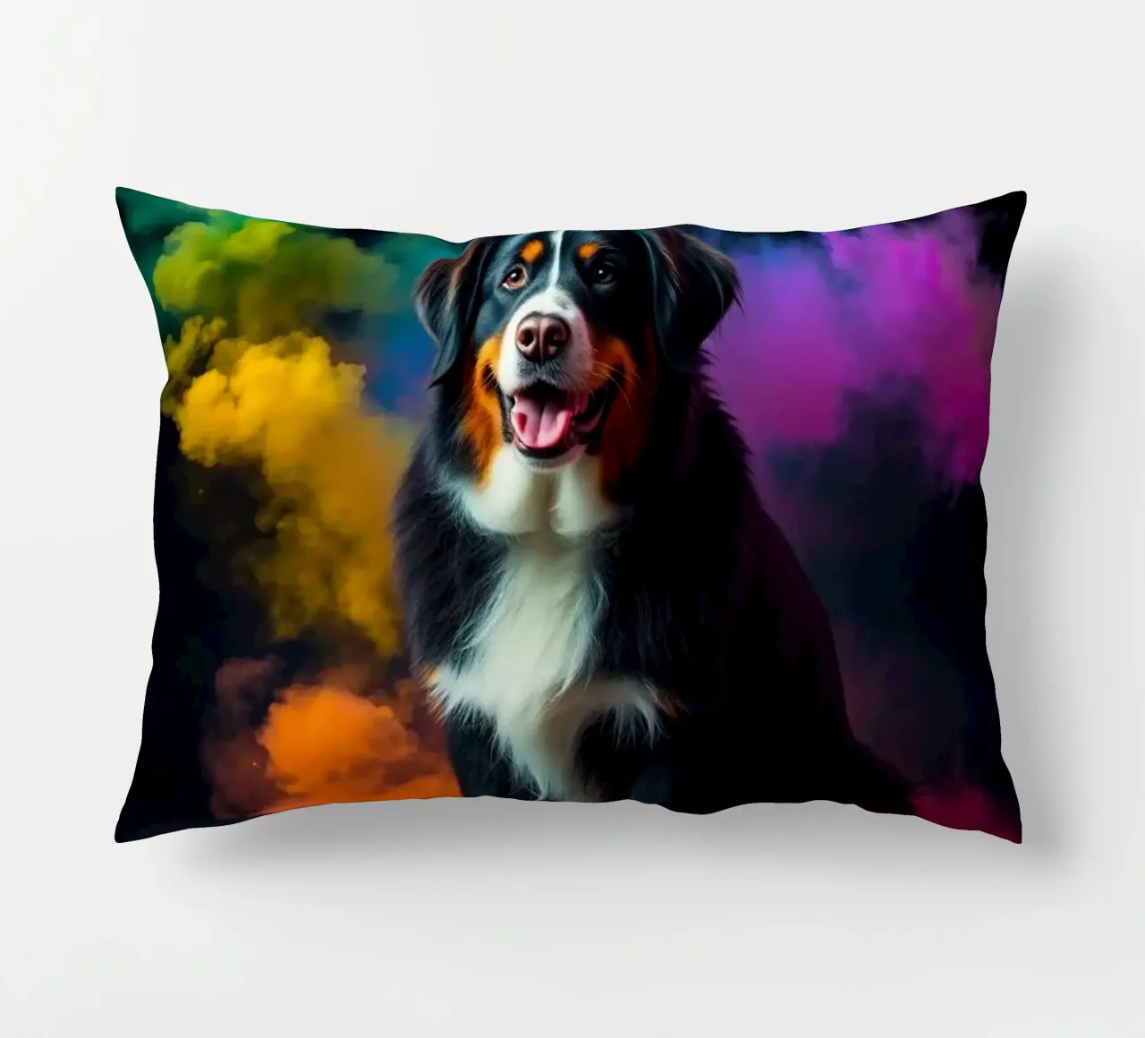 Le bouvier bernois coloré #143 coussin de Yumis.Beargang.and.Me