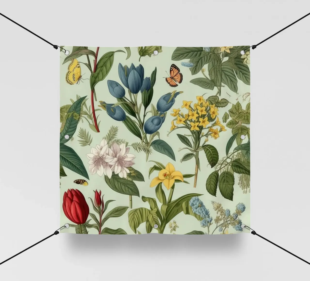 Botanici senza tempo telo in pvc da Botanical Pattern House