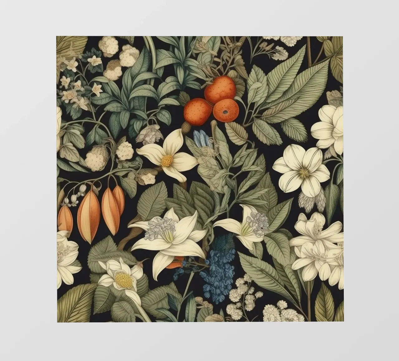 Timeless Botanicals backlit film by Botanical Pattern House