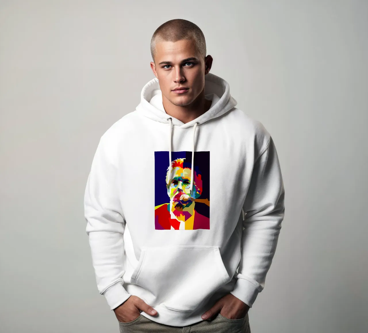 Eric Clapton chitarrista blues WPAP Trending Now felpa con cappuccio da Artkreator