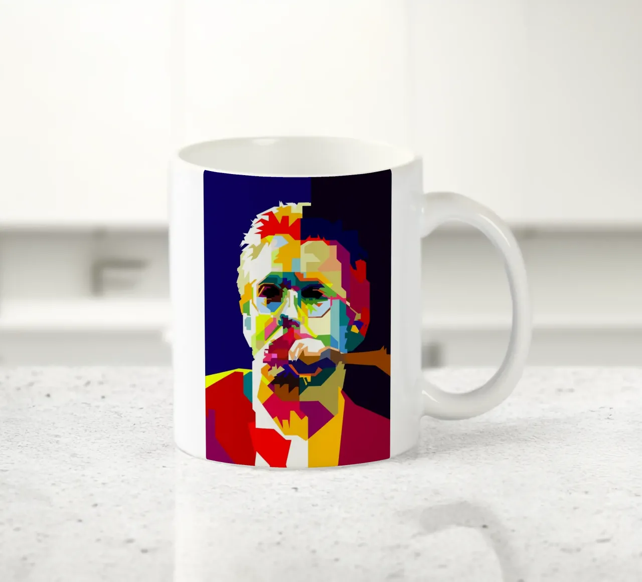 Eric Clapton chitarrista blues WPAP Trending Now tazza in ceramica da Artkreator