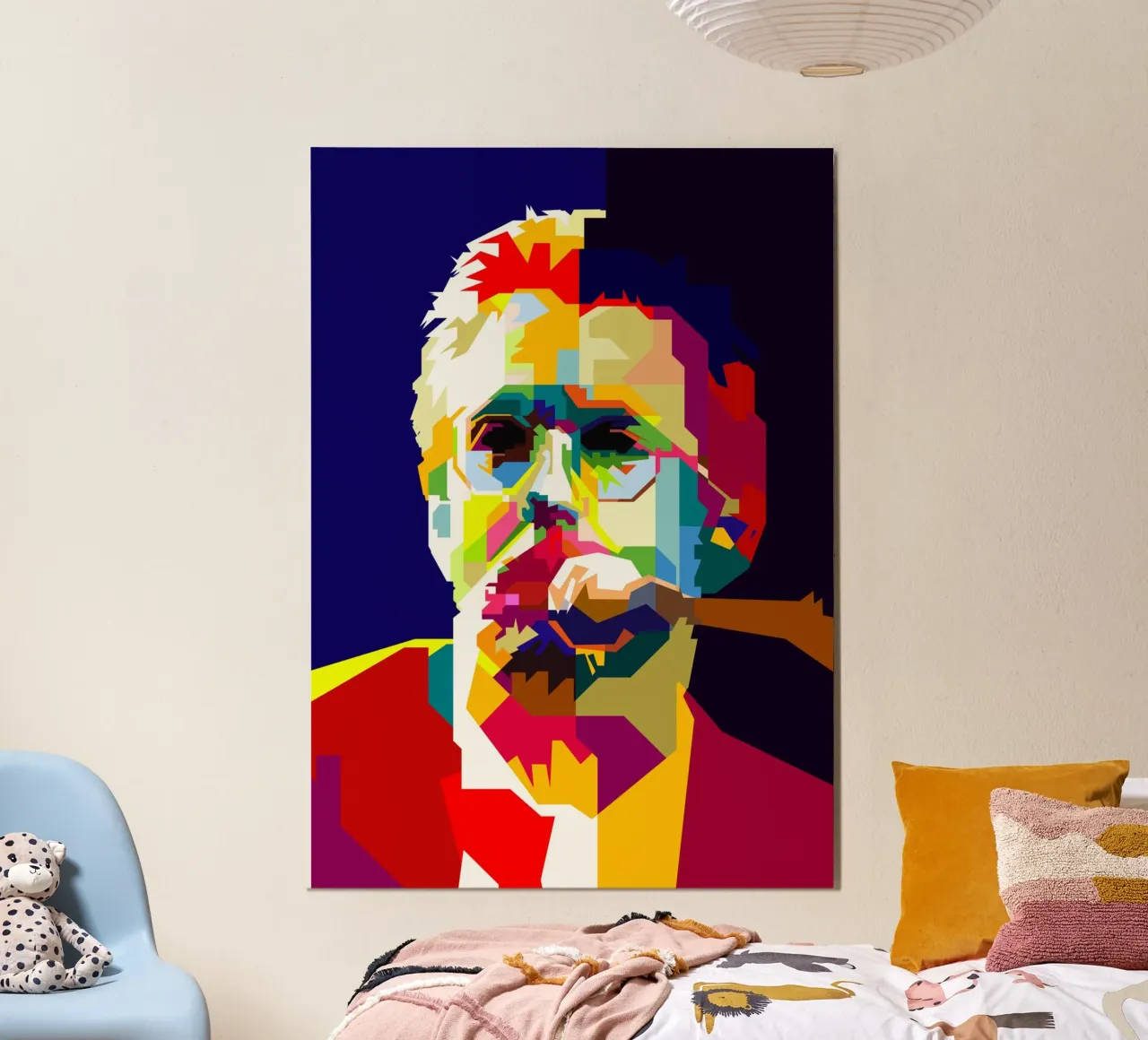 Eric Clapton chitarrista blues WPAP Trending Now carta hahnemühle da Artkreator