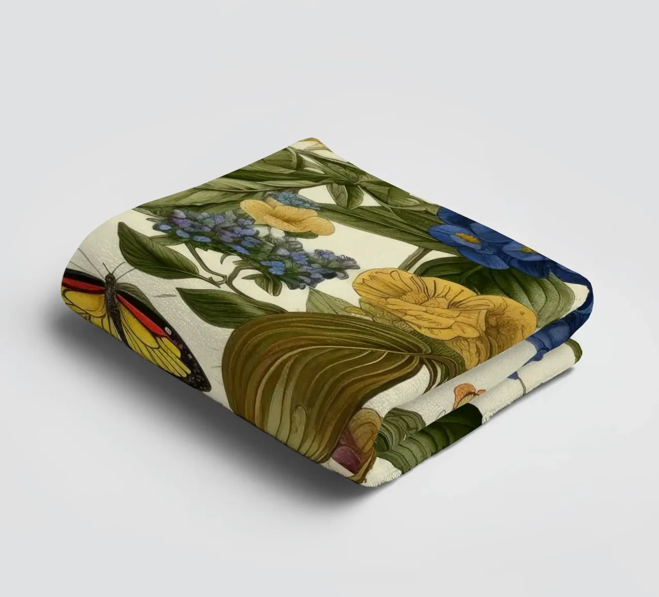Timeless Botanicals towel by Botanical Pattern House