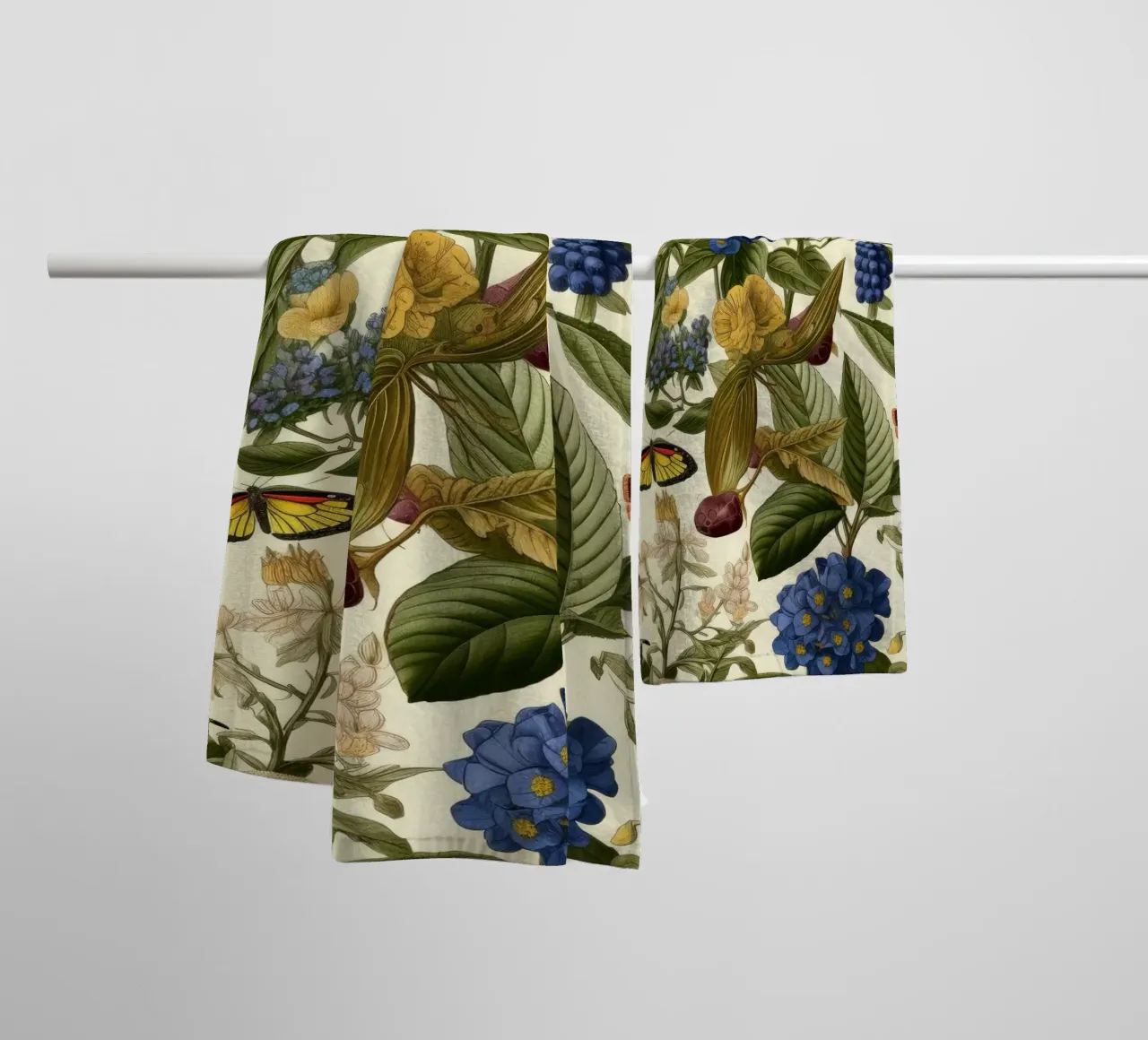 Timeless Botanicals towel by Botanical Pattern House