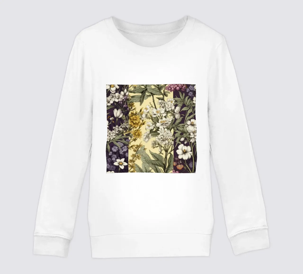 Timeless Botanicals kids sweatshirt by Botanical Pattern House