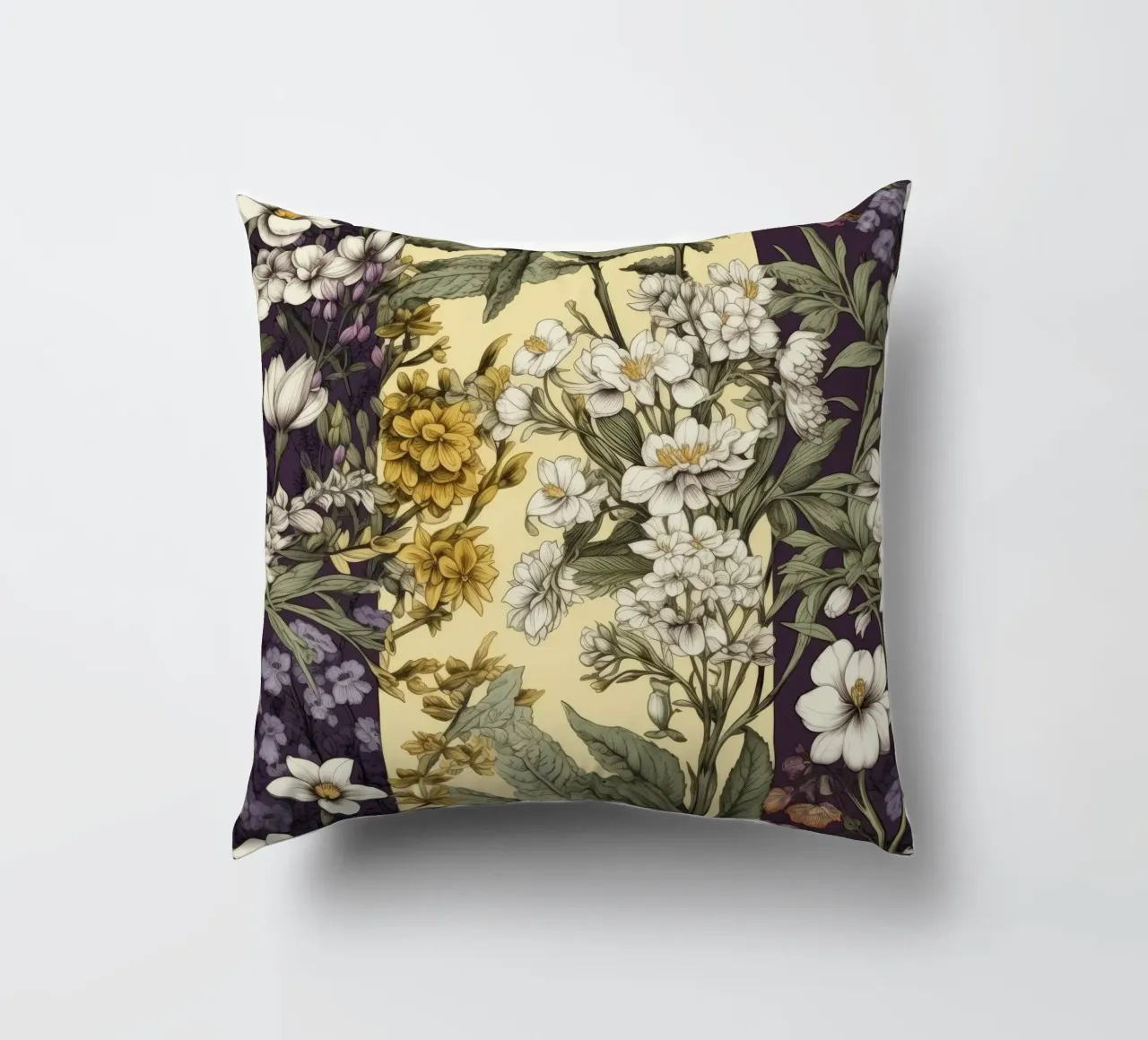 Timeless Botanicals decorative cushion by Botanical Pattern House