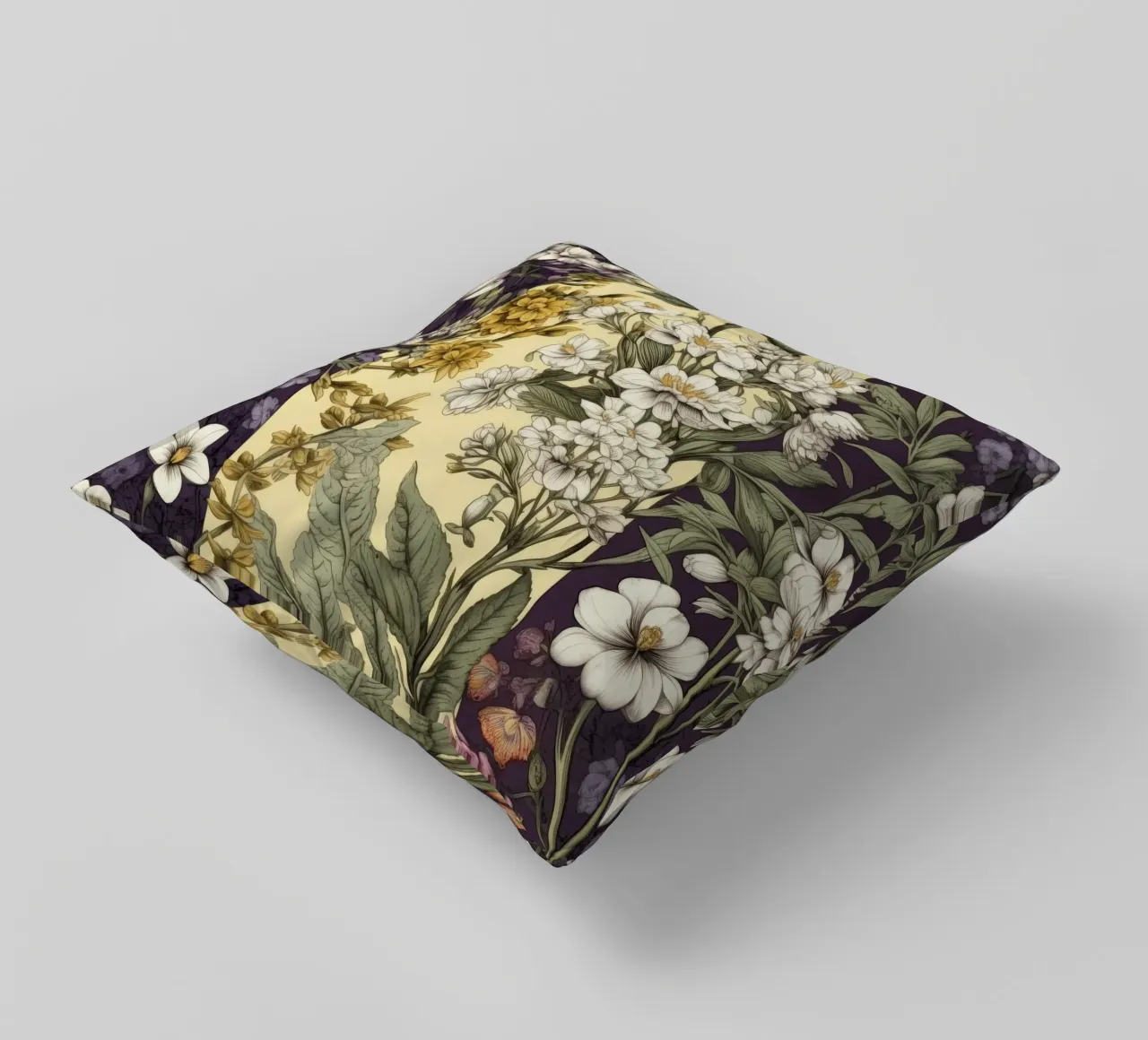 Timeless Botanicals decorative cushion by Botanical Pattern House