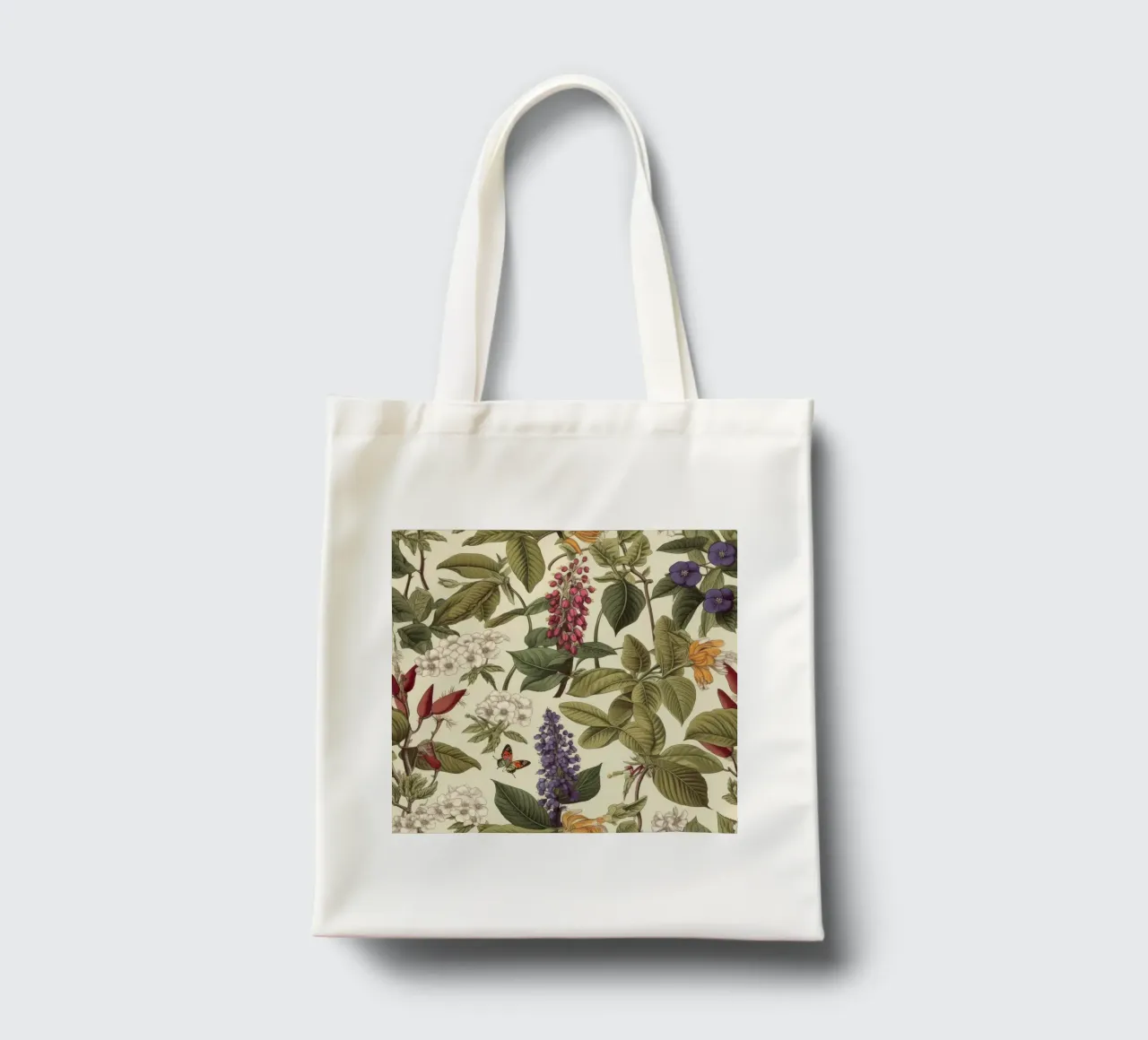 Zeitlose Botanik Jutebeutel von Botanical Pattern House