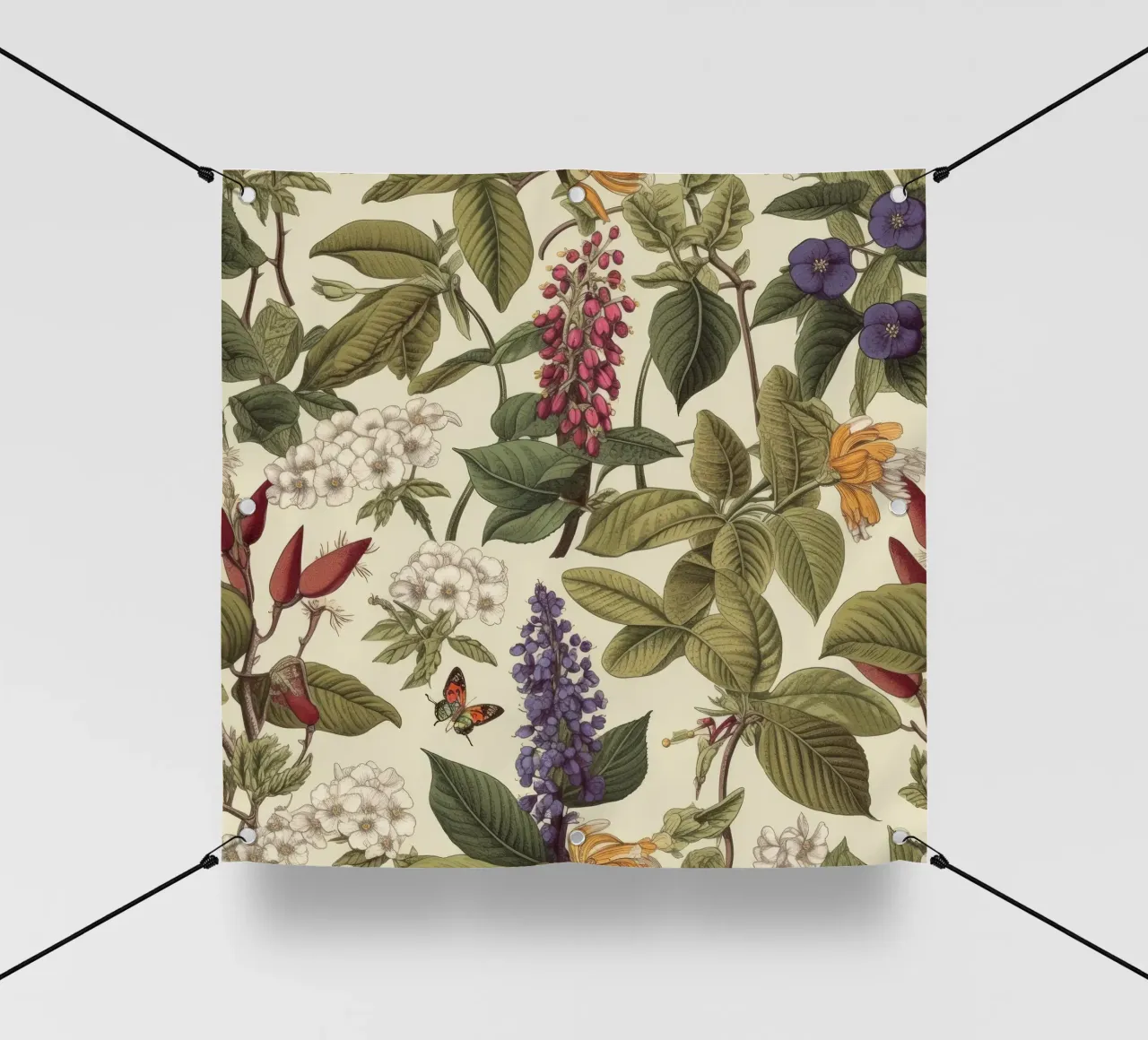 Botanici senza tempo telo in pvc da Botanical Pattern House