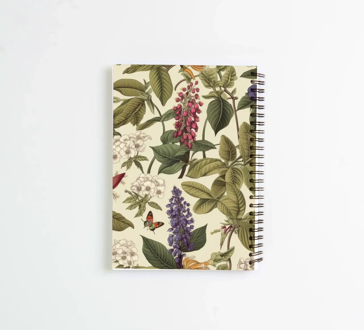 Produits botaniques intemporels carnet à spirale de Botanical Pattern House