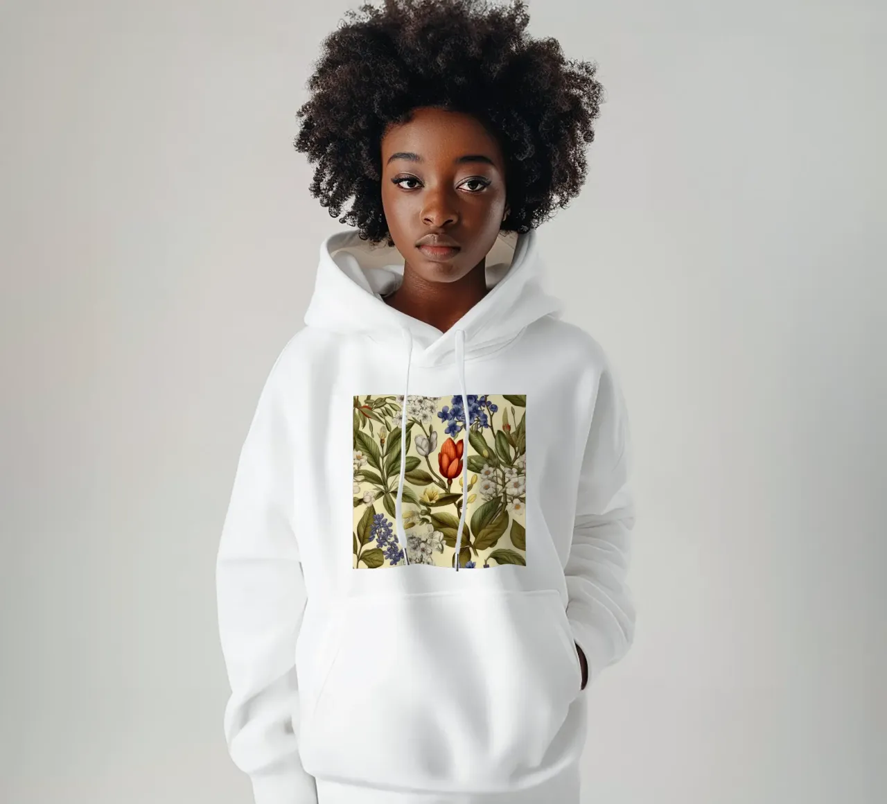 Botanici senza tempo felpa con cappuccio da Botanical Pattern House