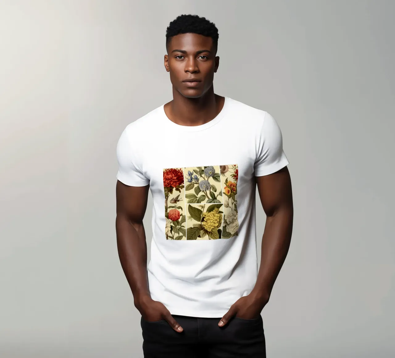 Timeless Botanicals t-shirt by Botanical Pattern House