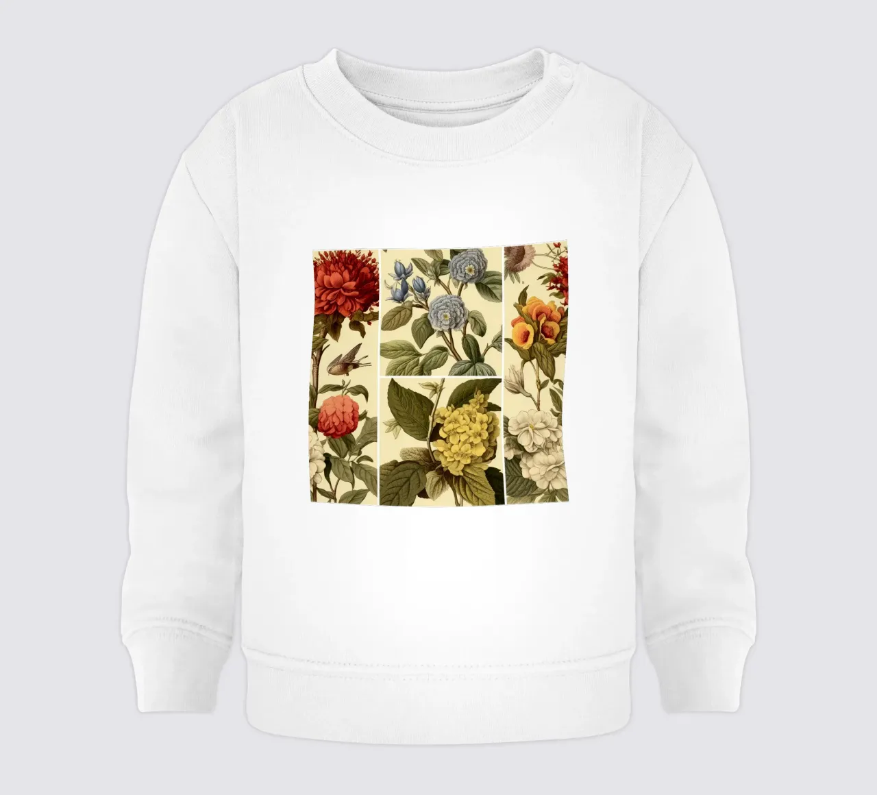 Botanici senza tempo felpa neonato da Botanical Pattern House