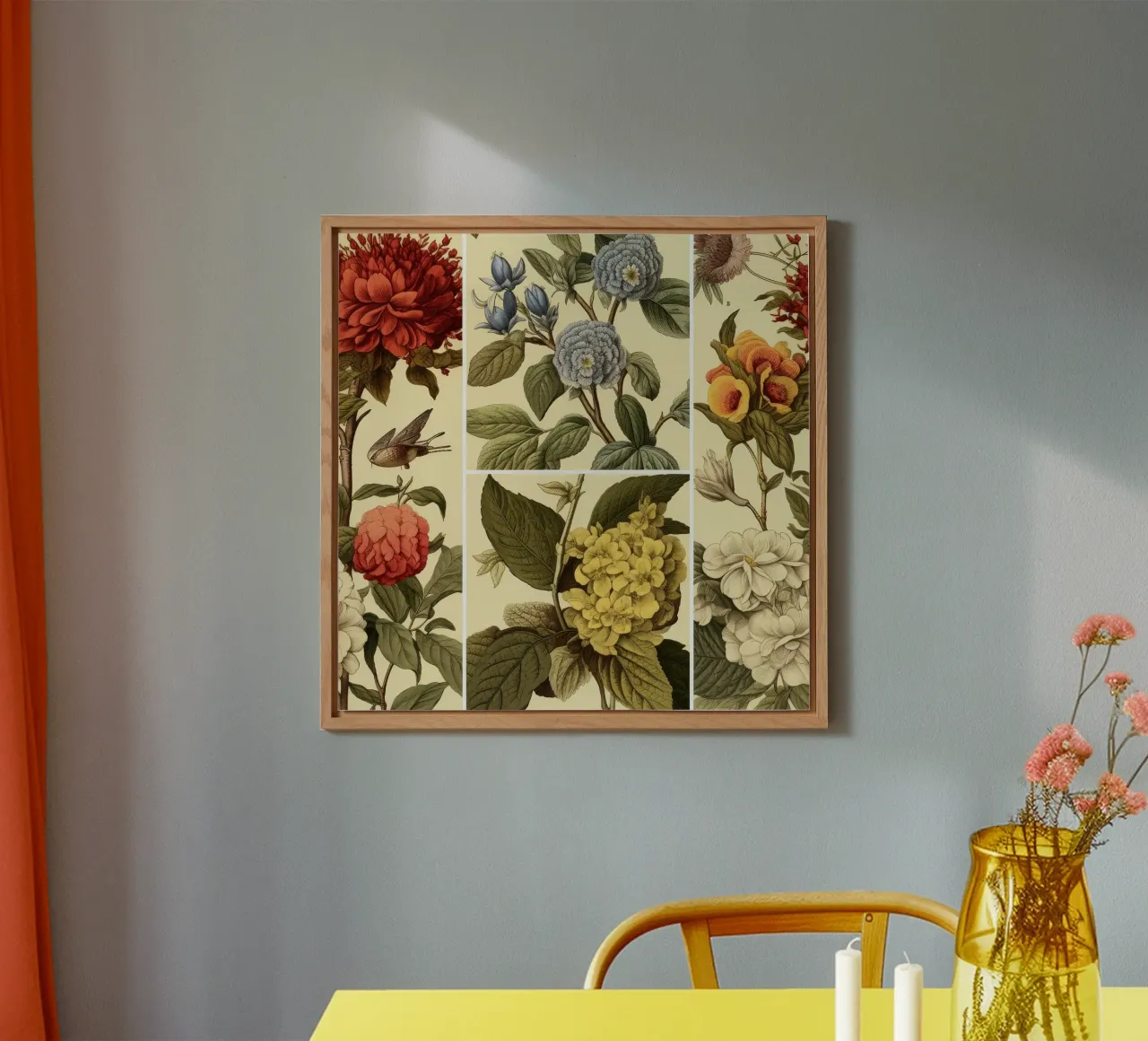 Timeless Botanicals alu-dibond by Botanical Pattern House
